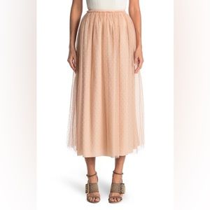 NWT RED VALENTINO SWISS DOT MAXI SKIRT